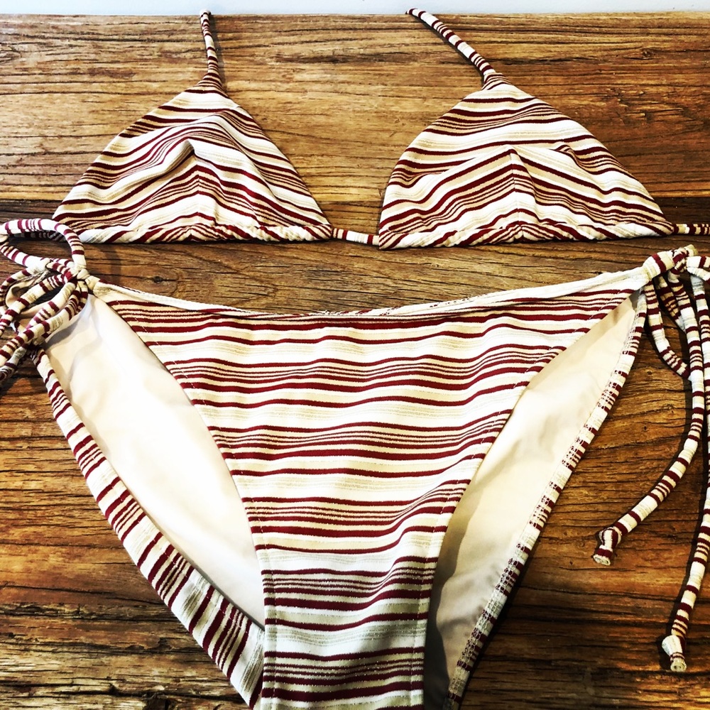 Shoshanna Triangle Tie Bikini